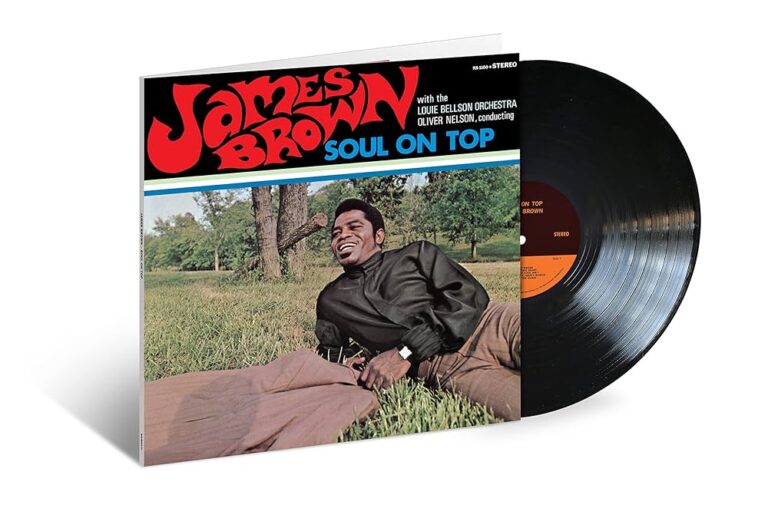 Front cover of Soul on Top by James Brown on vinyl