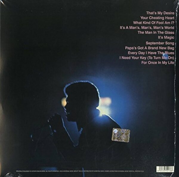 Back cover of Soul on Top by James Brown (tracklist shown)